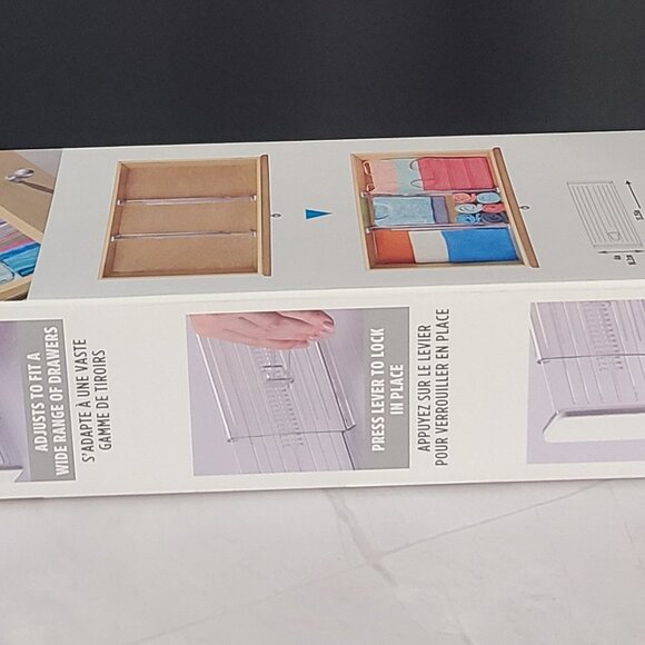 Drawer Dividers IDesign Set of 2 Clear NEW - Picture 15 of 15